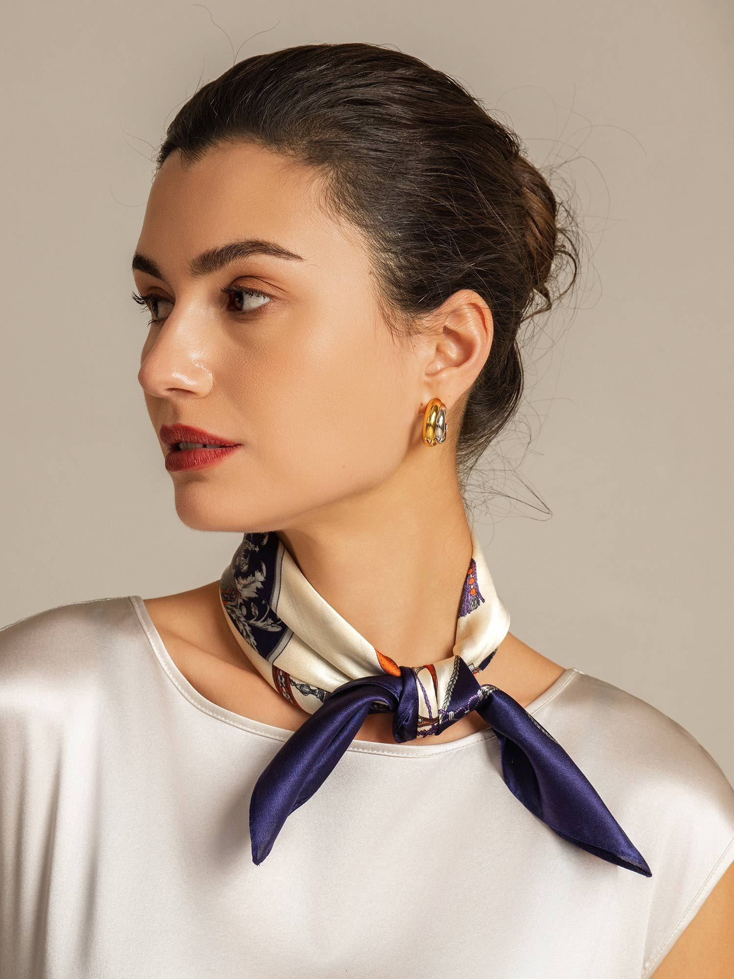 [P097] SilkSilky-DE Reine Seide Scarf 004,