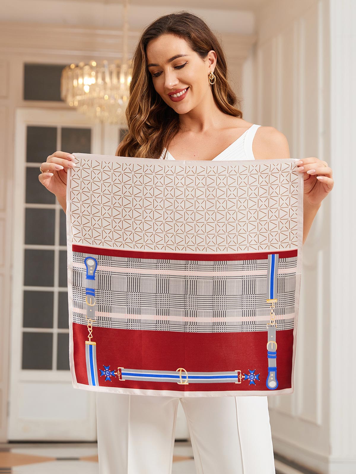 [P037] SilkSilky-DE Reine Seide Scarf 004,