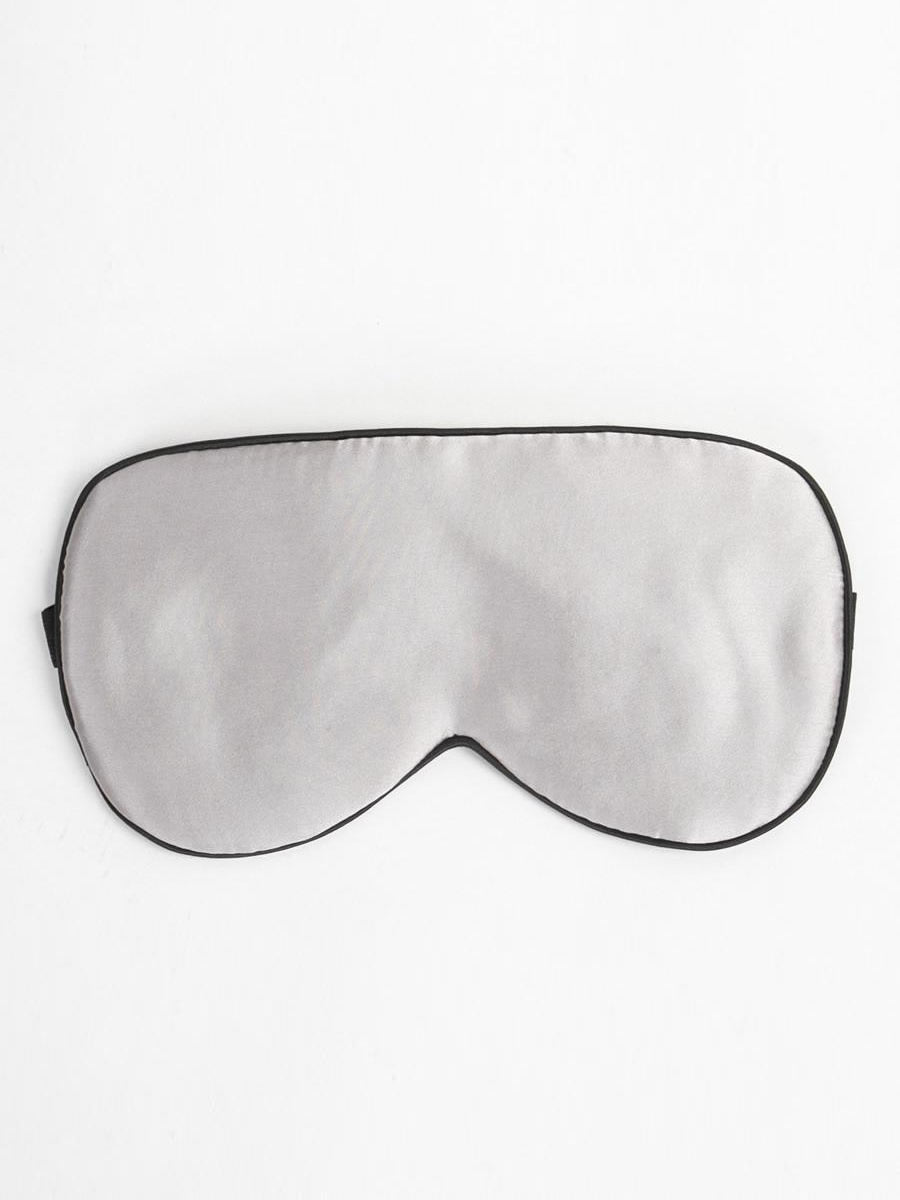 [Grau] SilkSilky-DE 19Momme Reine Seide Eye Mask 005