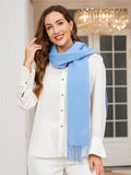 SilkSilky DE Wolle Scarf Hellblau 001