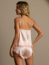 [Hellrosa] SilkSilky-DE Sleeveless V Neck Camisole-Set 002
