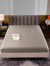 [Grau] SilkSilky-DE 22Momme Spannbettlaken 001