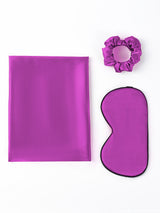 [Lila] SilkSilky-DE 19Momme Reine Seide Pillowcase Set 005