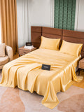 SilkSilky DE 25Momme Reine Seide Bedding Set Champagner 005