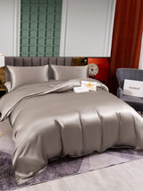 [Grau] SilkSilky-DE 25Momme Bettwäsche Sets 003