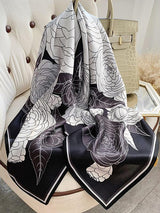 [P075] SilkSilky-DE Reine Seide Scarf 001