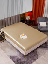 [Beige] SilkSilky-DE 22Momme Spannbettlaken 002