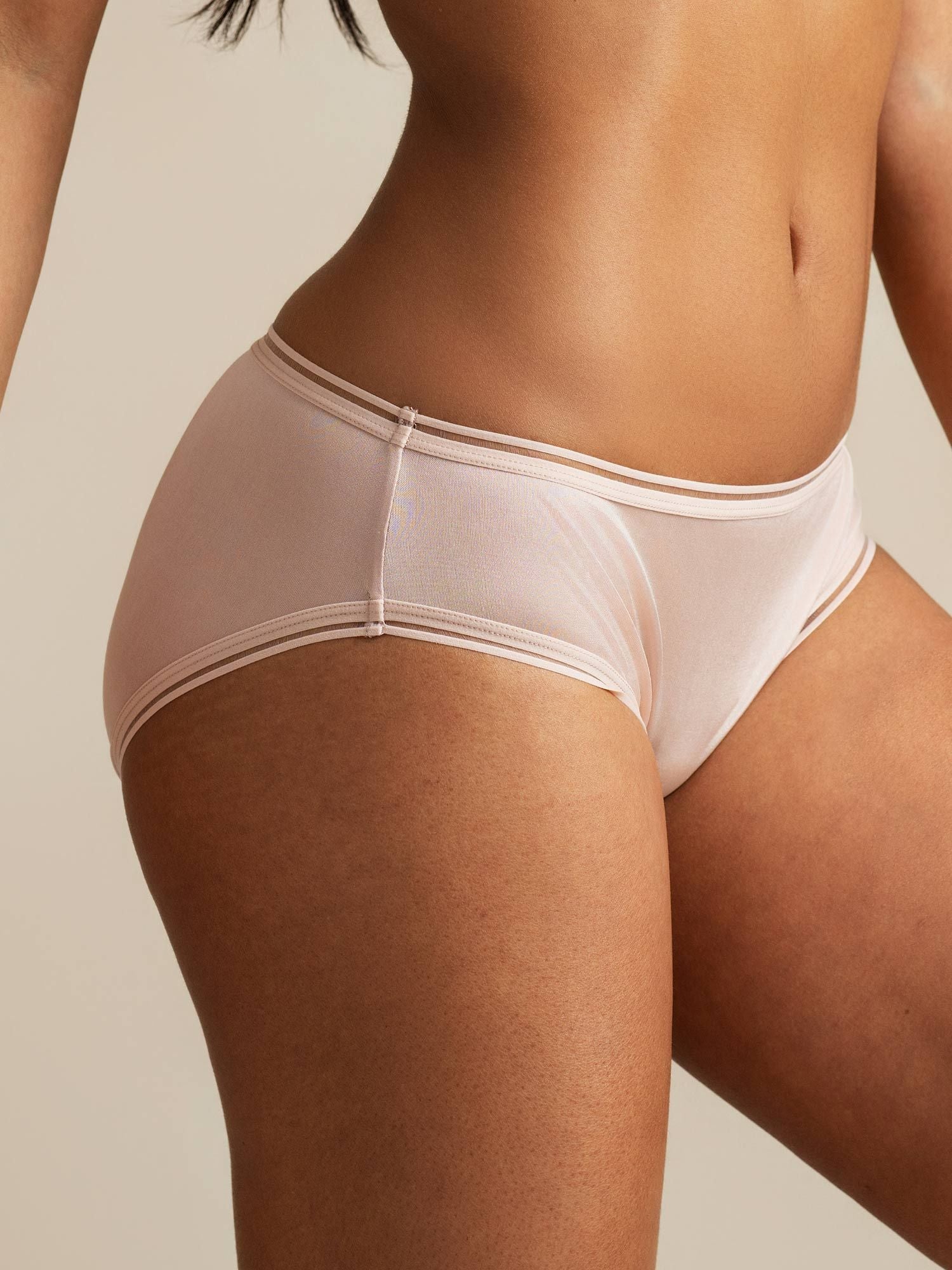 [Blasses Mauve] SilkSilky-DE Reine Seide Panty 003,