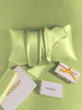 SilkSilky-DE 19Momme Reine Seide Pillowcase Mintgrün 008