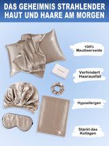 [Khaki] SilkSilky-DE 19Momme Pillowcase Set 002