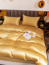 [Champagner] SilkSilky-DE 19Momme Reine Seide Bedding Set 005