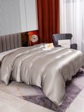 SilkSilky DE 22Momme Reine Seide Duvet Cover Grau 004