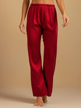[Rotwein] SilkSilky-DE 19Momme Women's Sleep Pants 004