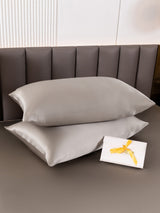 [Grau] SilkSilky-DE 22Momme Reine Seide Pillowcase 003