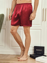 [Rotwein] SilkSilky-DE Mens Sleep Bottoms 003