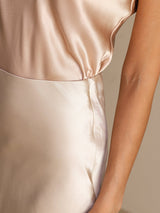 [Beige] SilkSilky-DE Röcke 004