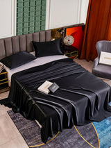 [Schwarz] SilkSilky-DE 25Momme Reine Seide Bedding Set 002