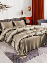 [Khaki] SilkSilky-DE 19Momme Bettwäsche Sets 003