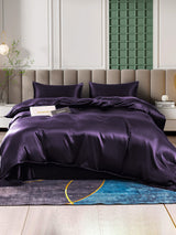 [Violett] SilkSilky-DE 25Momme Reine Seide Bedding Set 001