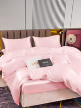 [Rosa] SilkSilky-DE 22Momme Reine Seide Bedding Set 005,