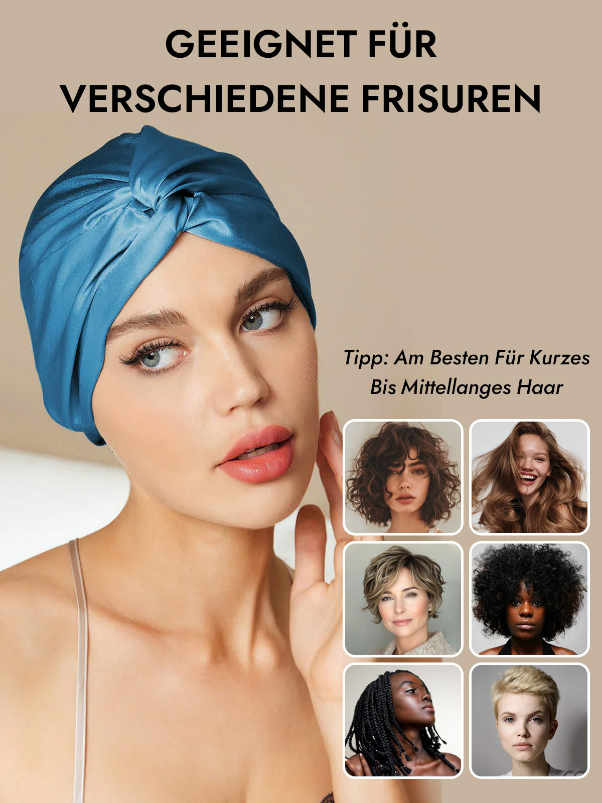 [König Blau] SilkSilky-DE Schlafmützen 007