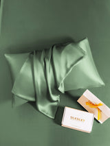 [Graugrün] SilkSilky-DE 30Momme Reine Seide Pillowcase 004