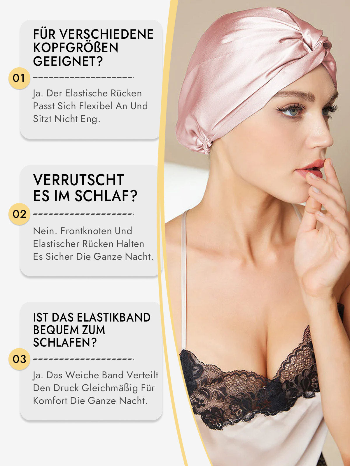 [Rosa] SilkSilky-DE Schlafmützen 008