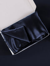 [Dunkelblau] SilkSilky-DE 19Momme Reine Seide Pillowcase 006