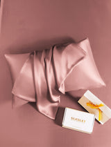 [Blasses Mauve] SilkSilky-DE 30Momme Reine Seide Pillowcase 004