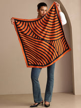 [Orangene Bögen] SilkSilky-DE Schals 005