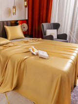 [Champagner] SilkSilky-DE Bettwäsche Sets 005