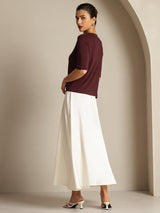 [Windsorwein] SilkSilky-DE Half Sleeve Crew-Ausschnitt T-Shirt 008