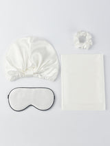 [Weiß] SilkSilky-DE 22Momme Reine Seide Pillowcase Set 001
