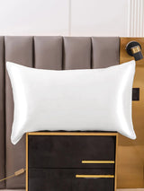 [Weiß] SilkSilky-DE 19Momme Reine Seide Pillowcase 002