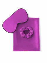 [Lila] SilkSilky-DE 19Momme Reine Seide Pillowcase Set 001