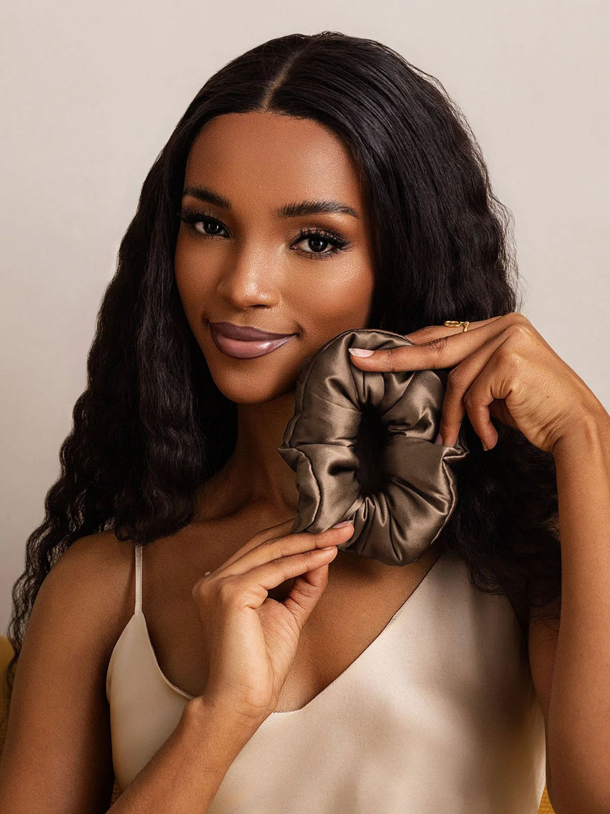 [Braun] SilkSilky-DE Reine Seide Scrunchie 001