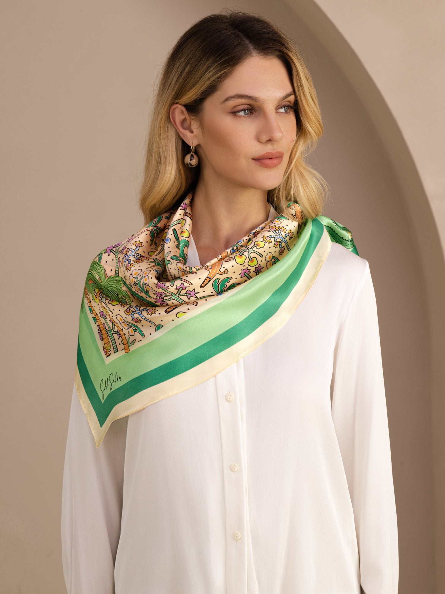 [Sand Krokodil] SilkSilky-DE Scarf 002
