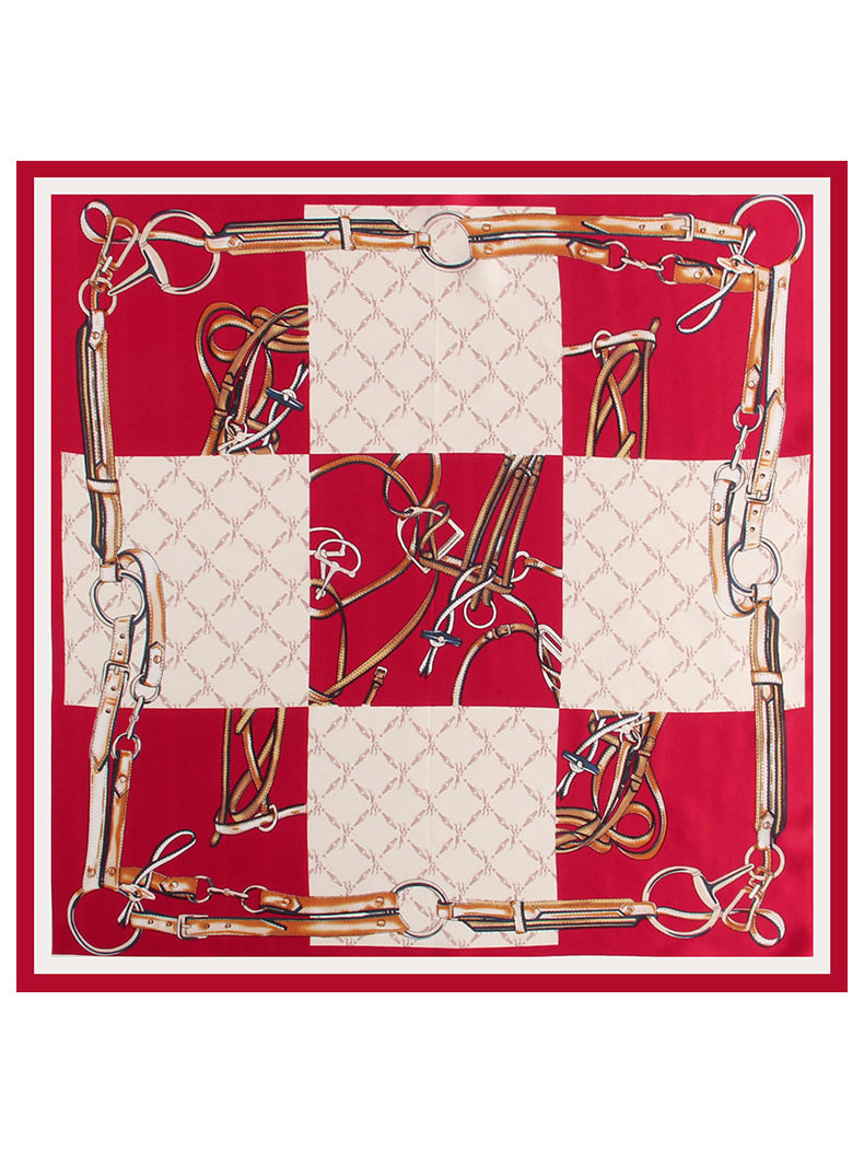 SilkSilky DE Reine Seide Scarf Dunkelrot 002