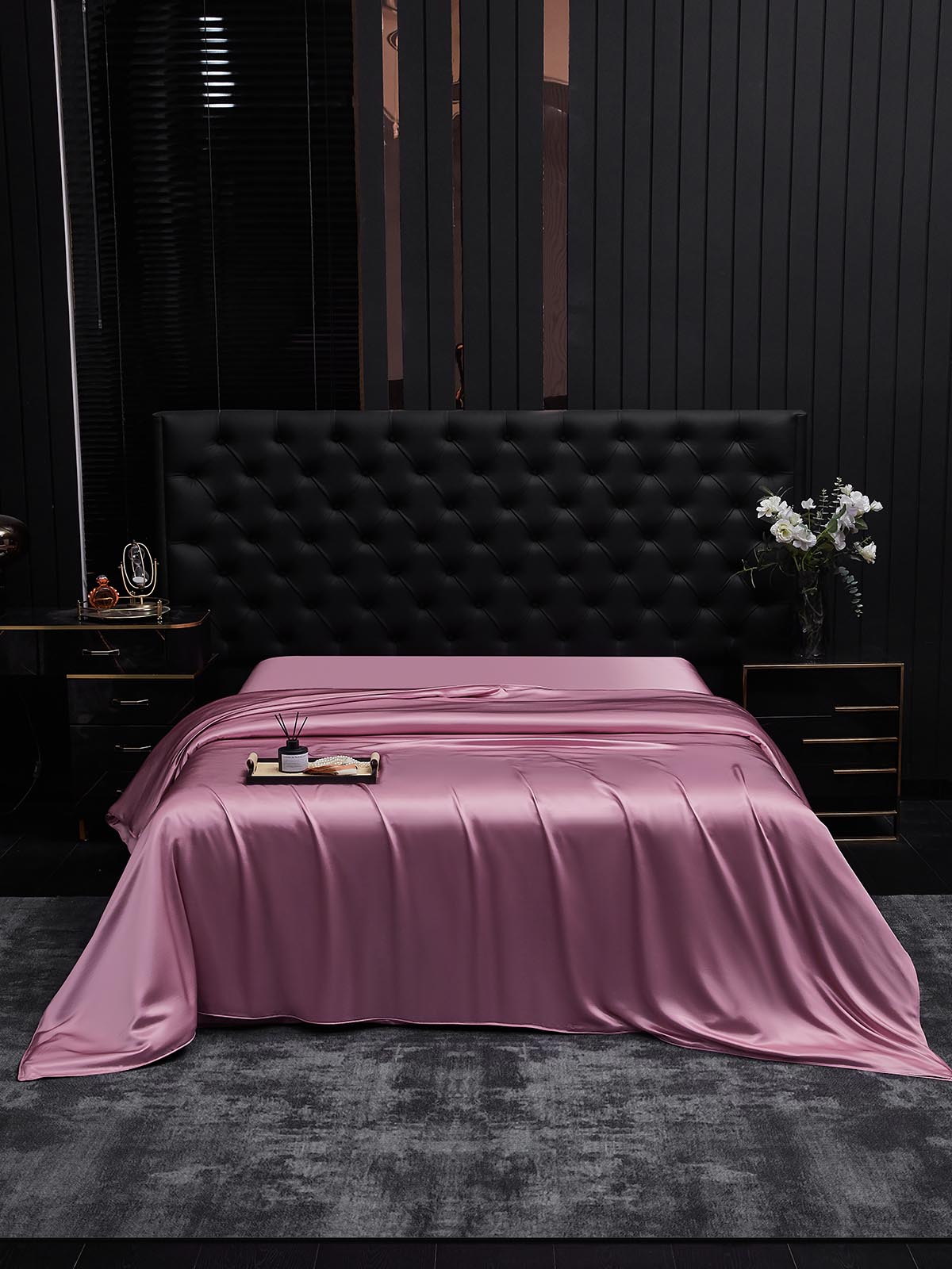 [Mauve Orchidee] SilkSilky-DE 19Momme Reine Seide Duvet Cover 002