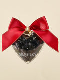 SilkSilky-DE Reine Seide Scrunchie Schwarz 001