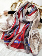 [P090] SilkSilky-DE Reine Seide Scarf 001