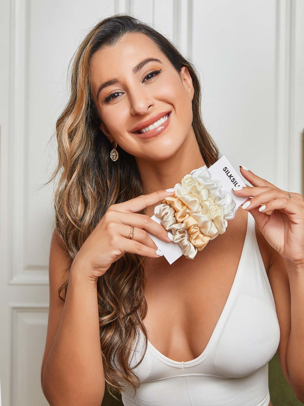 [Group3] SilkSilky-DE 19Momme Reine Seide Scrunchie 004