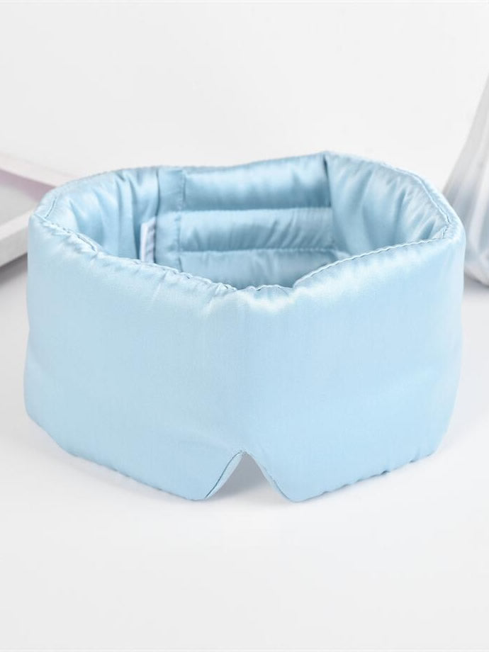 [Hellblau] SilkSilky-DE 19Momme Reine Seide Eye Mask 004