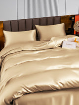 [Beige] SilkSilky-DE 22Momme Bettwäsche Sets 004