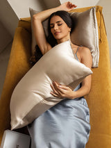 [Beige+Khaki] SilkSilky-DE 19Momme Pillowcase 004