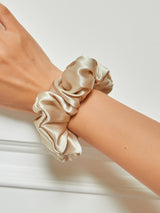 [Beige] SilkSilky-DE Haargummis 004