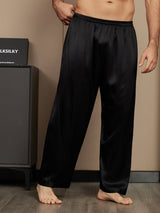 [Schwarz] SilkSilky-DE Mens Sleep Bottoms 004