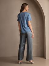 [Graublau] SilkSilky-DE Damenhosen 005