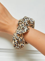 [Leopard] SilkSilky-DE 19Momme Scrunchie 002