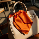 [Orange] SilkSilky-DE Schals 001